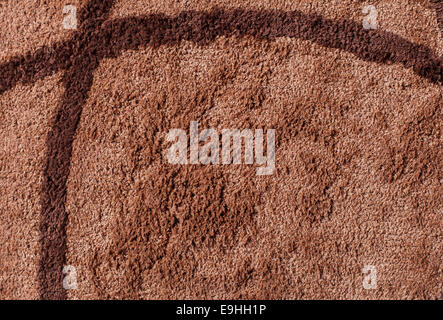 Close up of brown texture tapis Banque D'Images