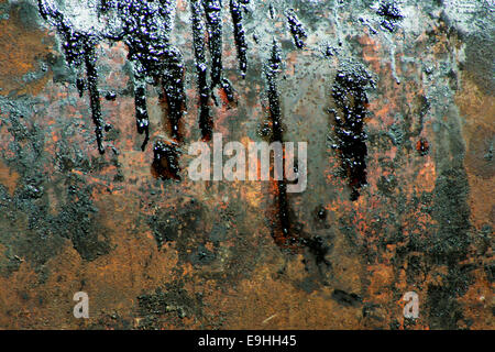 Rusty metal background Banque D'Images