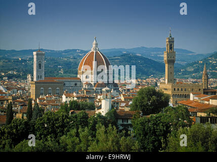 Florence est la ville principale de la Toscane avec une riche histoire& la culture comme exprimé dans son art, son architecture et les gens. Banque D'Images