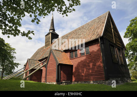 Kvernes, église St Pair sur mer, la Norvège Banque D'Images