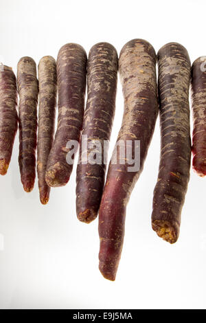 Élégant moderne cuisine cuisson la carotte légumes racines vitamine C germination veggie food Halloween plant farm Banque D'Images