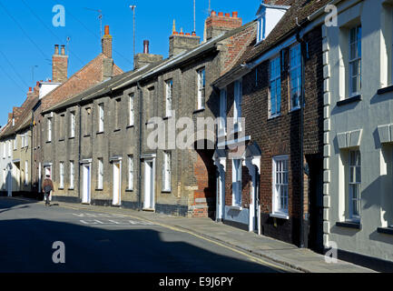 Rue Nelson en Kings Lynn, Norfolk, Angleterre, Royaume-Uni Banque D'Images