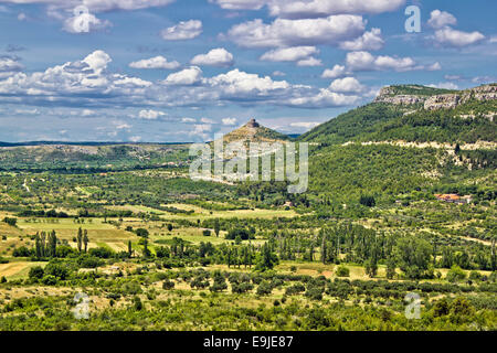 Paysage de Bribir salon en Croatie Banque D'Images