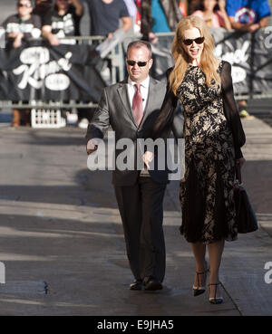 Hollywood, Californie, USA. 28 Oct, 2014. Naissance australienne actrice Nicole Kidman arrive pour sa comparution au Jimmy Kimmel Live ! À Hollywood, le mardi 28 octobre, 2014. Crédit : David Bro/ZUMA/Alamy Fil Live News Banque D'Images