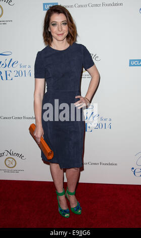 19e Congrès annuel de la Fondation du Centre du Cancer Jonsson le goût d'une guérison' honorant Steve Mosko au Beverly Wilshire Hotel - Arrivées en vedette : Alyson Hannigan Où : Los Angeles, California, United States Quand : 25 Avr 2014 Banque D'Images