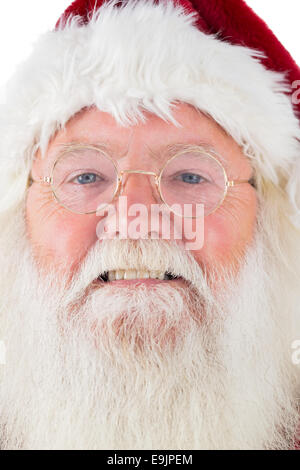 Le Père Noël est à regarder avec plaisir Banque D'Images