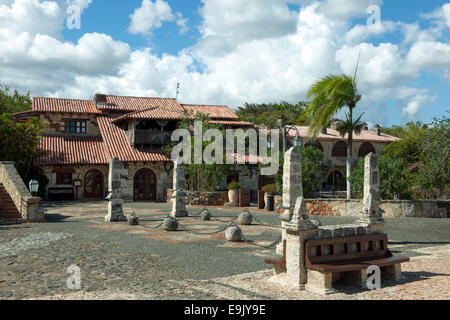 Dominikanische Republik, Osten, la romana, casa del campo, Altos de Chavon, Banque D'Images