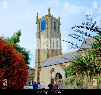 St.Ia, Église Paroissiale de St Ives Cornwall england UK St Ives Banque D'Images