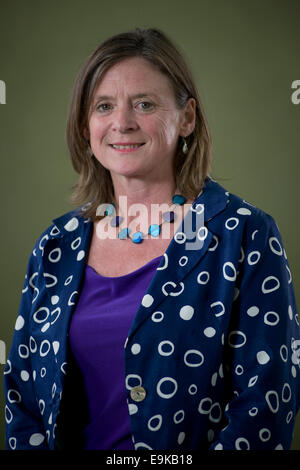 Auteur Linda Cracknell apparaît au Edinburgh International Book Festival. Banque D'Images