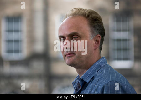 L'écrivain britannique de non-fiction David Boyd Haycock apparaît au Edinburgh International Book Festival. Banque D'Images