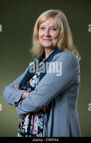 L'historien britannique, auteur et ex-actrice Helen Rappaport apparaît au Edinburgh International Book Festival. Banque D'Images