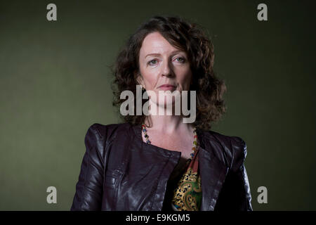 Le nord de l'auteur irlandais Michele Forbes apparaît au Edinburgh International Book Festival. Banque D'Images