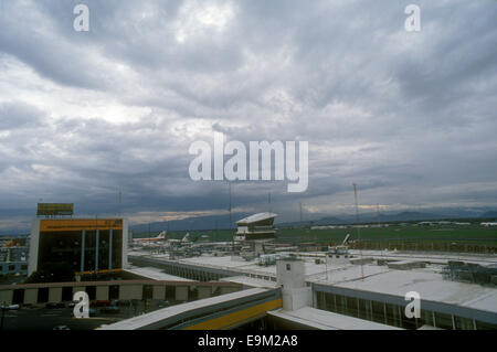 L'aéroport international de Mexico City en 1993, Mexico, Mexique Banque D'Images