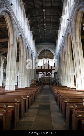 L'église St Mary vierge en Saffron Walden à Manchester - Royaume-Uni Banque D'Images