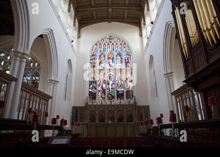 L'église St Mary Vierge Chœur de Saffron Walden à Manchester - Royaume-Uni Banque D'Images