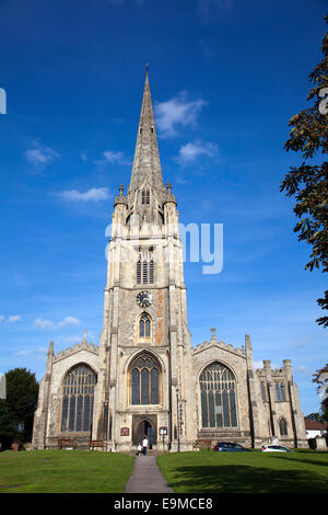 L'église St Mary vierge en Saffron Walden à Manchester - Royaume-Uni Banque D'Images
