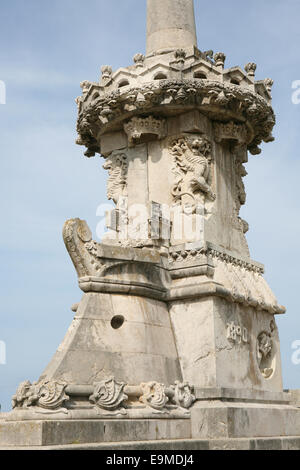 Monument à la première marquis de Comillas, Comillas, Cantabrie, Espagne Banque D'Images