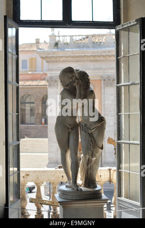 Amour et Psyché Musées du Capitole Musei Capitolini Rome Italie Banque D'Images