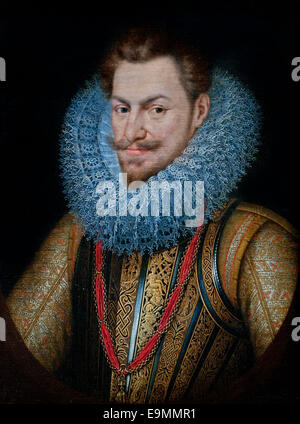 L'archiduc Albert d'Autriche, gouverneur de l'Netherlandby GEORGES ROUGET l'ancien 1545 - 1603 Belgique Pays-Bas néerlandais belge Banque D'Images