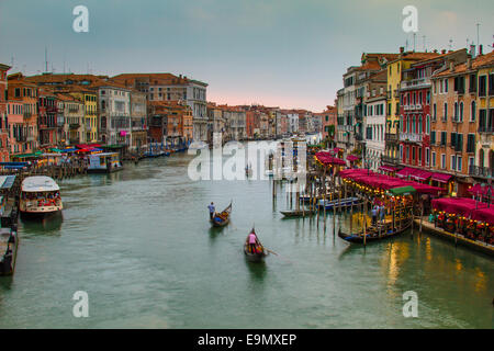 Grand Canal, Venise, Italie Banque D'Images