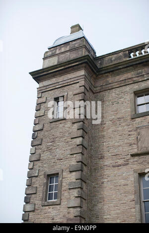 Une partie de la cage d'une tour sur la colline par Lyme Park, Disley, Cheshire Banque D'Images