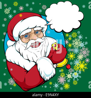 pop art santa Banque D'Images