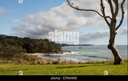 Plage juste au nord de Coffs Harbour Australie Banque D'Images