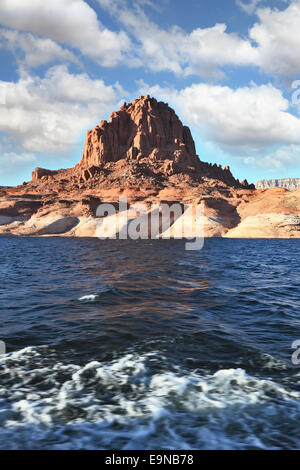 Voyage en bateau sur le lac Banque D'Images