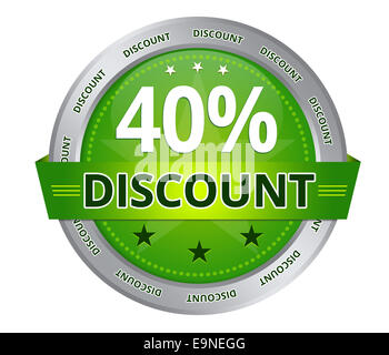 40  % de rabais Banque D'Images