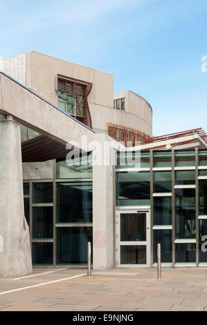 Bâtiment du Parlement écossais, Holyrood, Édimbourg, Écosse, Royaume-Uni Banque D'Images