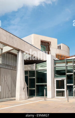 Bâtiment du Parlement écossais, Holyrood, Édimbourg, Écosse, Royaume-Uni Banque D'Images