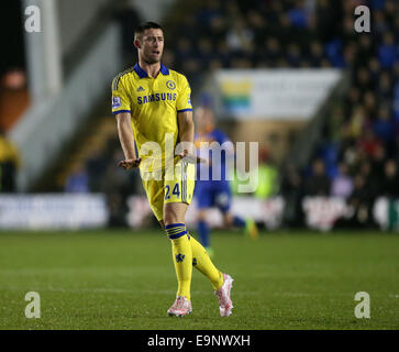 Shrewsbury, Royaume-Uni. 28 Oct, 2014. Gary Cahill de Chelsea - Capital One Cup - Shrewsbury Ville vs Chelsea - Greenhous Meadow - Shrewsbury - Angleterre - 28 octobre 2014 - Photo Simon Bellis/Sportimage © csm/Alamy Live News Banque D'Images