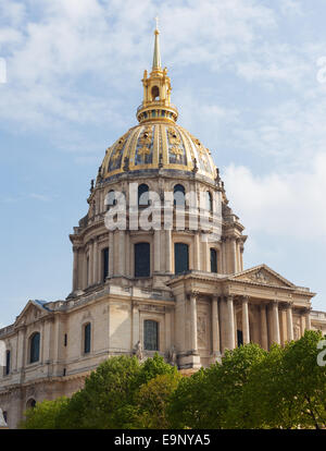 Vue du Dôme des Invalides, de l'inhumation de Napoléon Bonaparte, Paris, France Banque D'Images