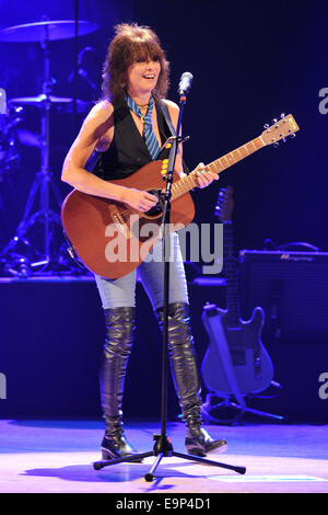 Toronto, Canada. 30Th Oct 2014. Musicien américain Christine Ellen 'Chrissie Hynde' effectue au Massey Hall. Credit : EXImages/Alamy Live News Banque D'Images