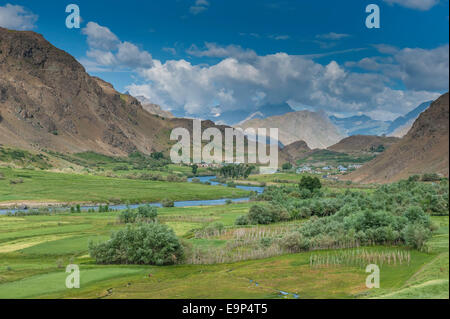 Paysage du Ladakh sur Srinagar Leh Highway Banque D'Images