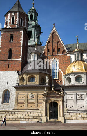 Le château de Wawel, Cracovie Banque D'Images