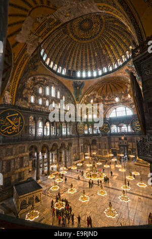 La mosquée Sainte-Sophie à Sultanahmet, Istanbul, Turquie. Banque D'Images