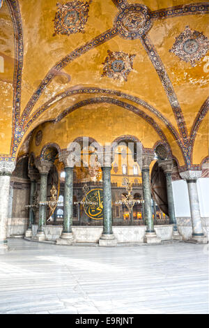 La mosquée Sainte-Sophie à Sultanahmet, Istanbul, Turquie. Banque D'Images