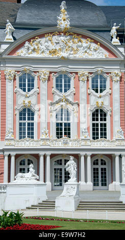 Façade Rococo Kurfürstliches Palais Trier la vallée de la Moselle, Allemagne Banque D'Images