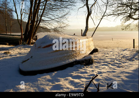 Lac en hiver Banque D'Images