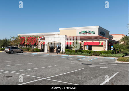 Carrabba's Italian Grill American Food Restaurant situé dans la région de Lady Lake, en Floride. Banque D'Images