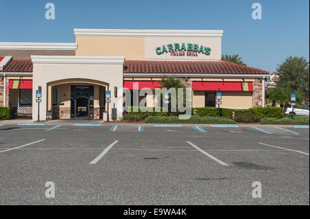 Carrabba's Italian Grill American Food Restaurant situé dans la région de Lady Lake, en Floride. Banque D'Images