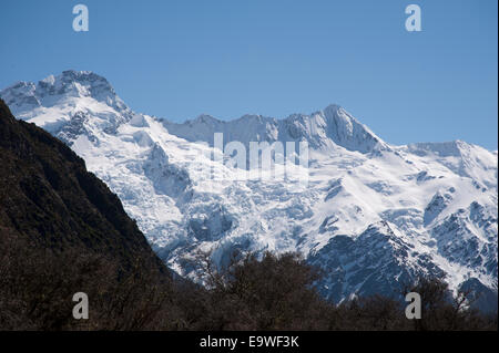 Mont Sefton près de Mt Cook Nouvelle Zélande Banque D'Images