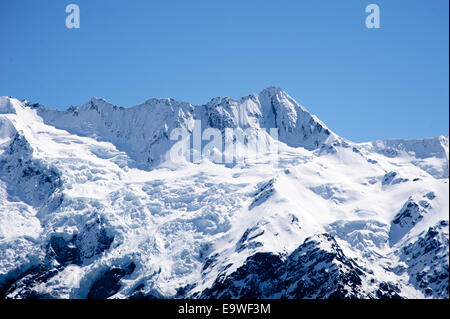 Neige sur Mt Sefton autour de Mt Cook Nouvelle Zélande Banque D'Images