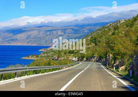 Kuestenstrasse Kroatien - route côtière Croatie 03 Banque D'Images