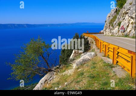 Kuestenstrasse - route de la côte de Makarska Makarska 06 Banque D'Images