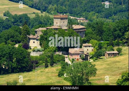 Montechiaro Burg - Montechiaro château 01 Banque D'Images