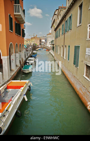 Petit canal à Venise Banque D'Images