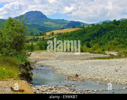 Trebbia Fluss - rivière Trebbia 01 Banque D'Images