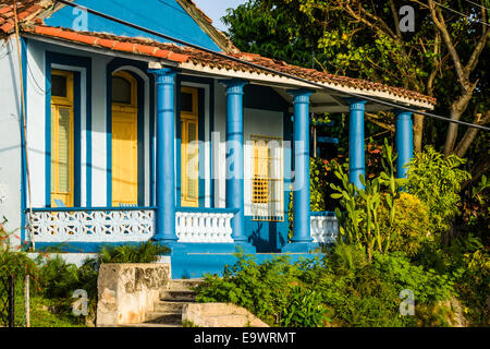 Une belle vue de Colonial house à Varadero , Cuba Banque D'Images